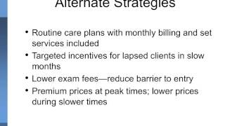 Solution #3 to increase visits: Avoid sticker shock