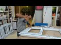 طريقه تركيب مفصلات UPVC بأستخدام الشبلونه 