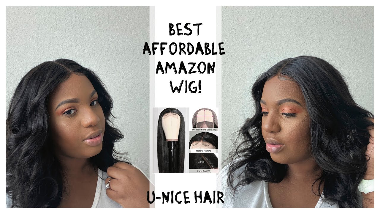 BEST AFFORDABLE AMAZON VIRGIN HAIR WIG NO GLUE NEEDED! YouTube