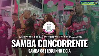 MANGUEIRA 2027 | SAMBA 08 | LEQUINHO E CIA (SAMBA CONCORRENTE AO VIVO)