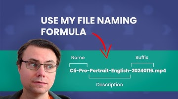 File Naming Convention for Animators and Motion Designers