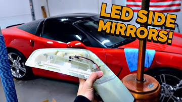 Oracle side mirrors for C6 Corvette, also my truck FROOZE!!! 😤