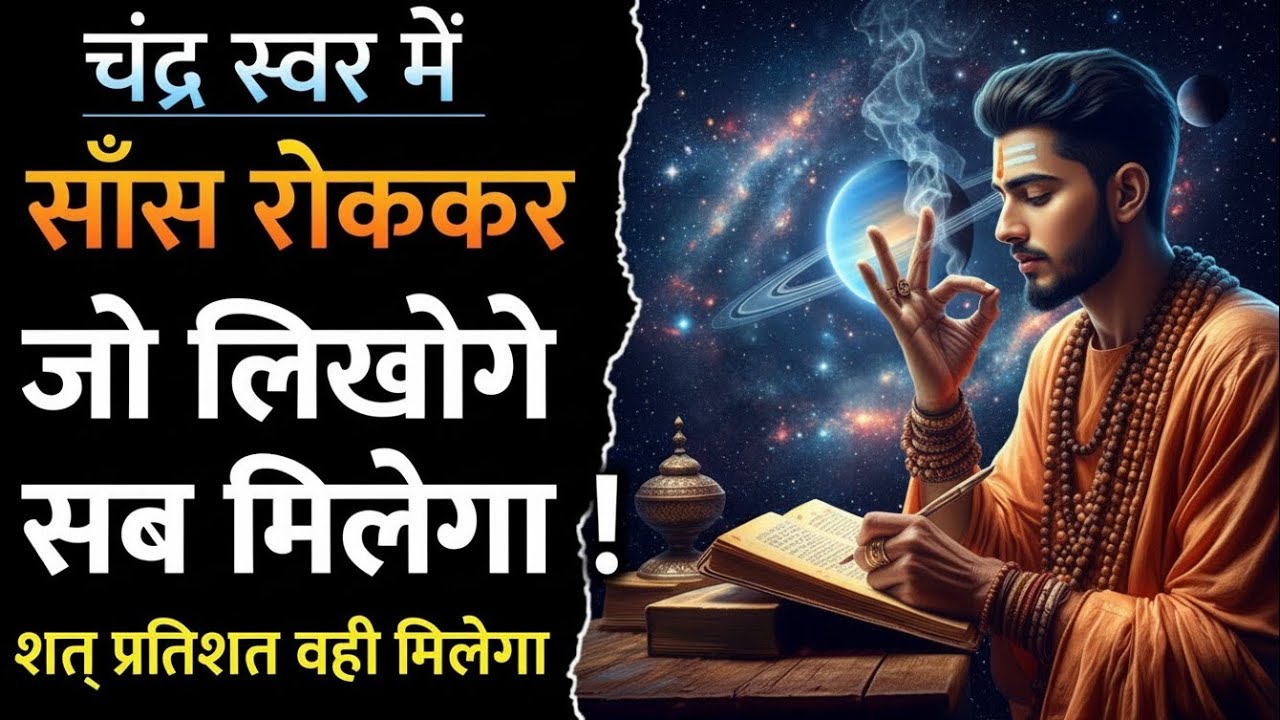 चंद्र स्वर से करोड़ मिलेंगे। यूनिवर्स का खजाना| Swar Vigyan se kaise karae wish puri