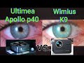 Ultimea Apollo p40 vs. Wimius K9 porównanie wyświetlanego obrazu