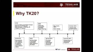 Tk20 Overview and Orientation - TAMU