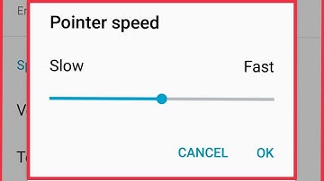 Samsung Mobile Pointer Speed Settings Mouse/Trackpad in Galaxy Phones