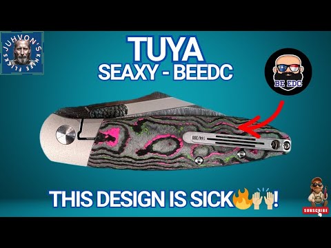 Tuya BESeaxy Knife Review ???? S90V Wharncliffe BEAST | Limited & Scary Sharp!