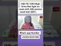 Hilti service red light on problem Hilti TE 1000 high drive reset with Hilti service reset tool
