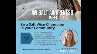 Be A Salt Wise Chdanion In Your Community