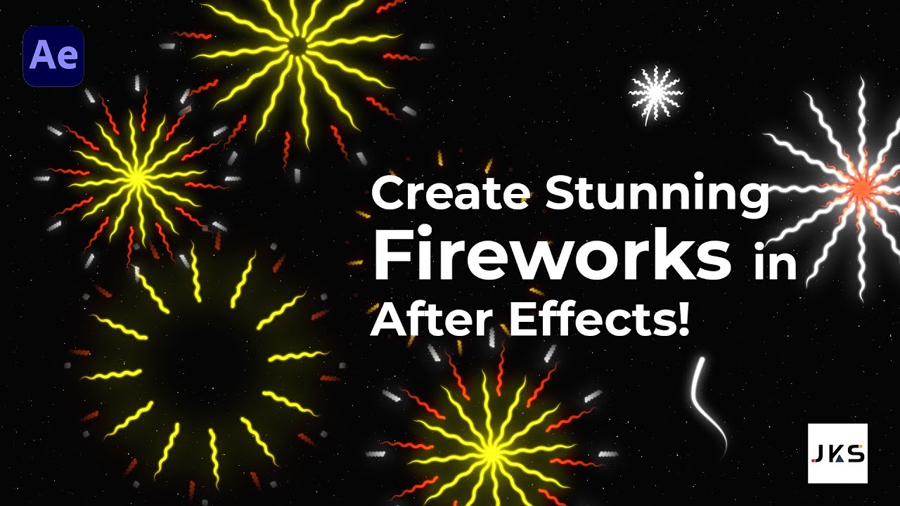 Fireworks Effect in After Effects | Perfect for New Year's Eve & Text Animation!