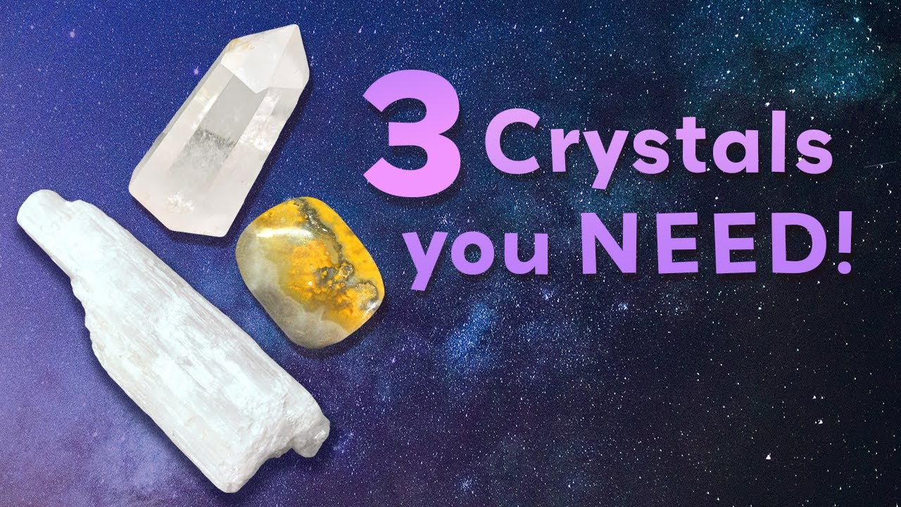 ✨CRYSTAL SUGGESTIONS | 3 of My Current Favorite Gemstones | Bumblebee Jasper, Selenite, Clear Quartz