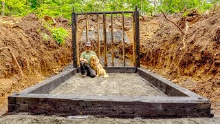 Building an Underground Root Cellar with Burnt Timbers | Shou Sugi Ban, Yakisugi