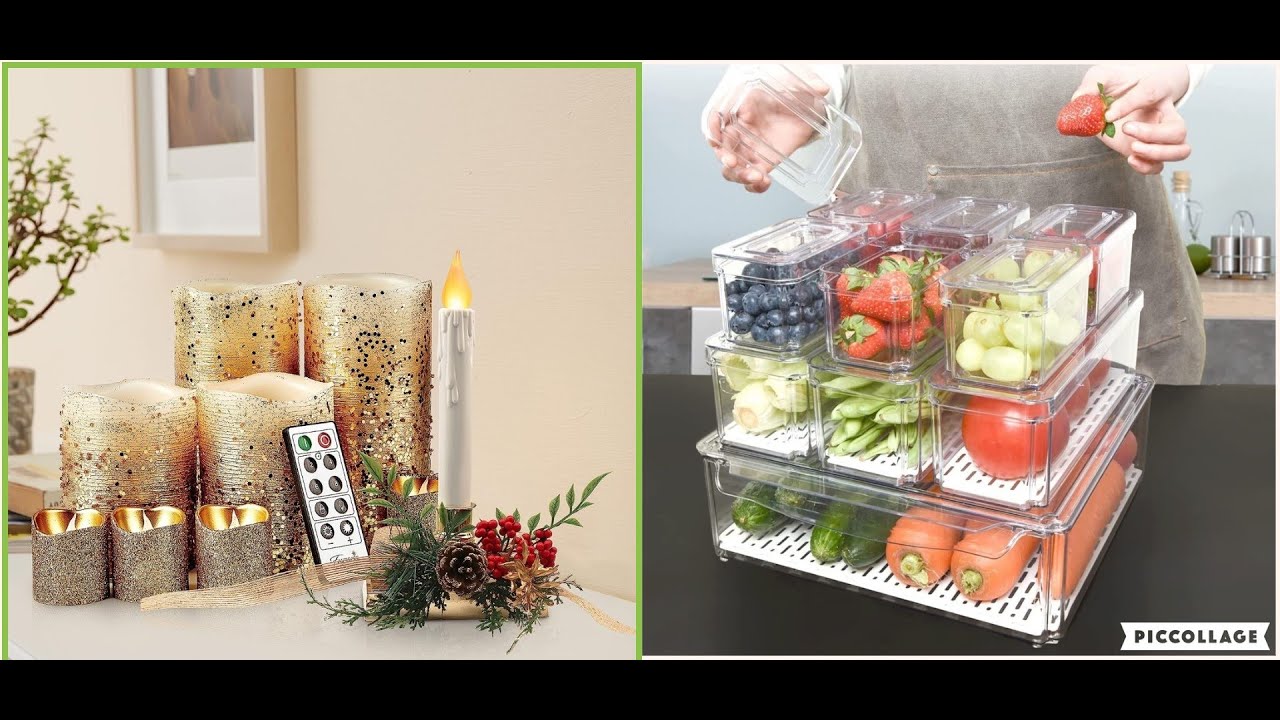 Amazon Best Products Led Flameless Candles Stackable Refrigerator