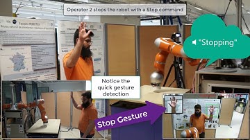 Robot Control with Hand Gestures for Industries