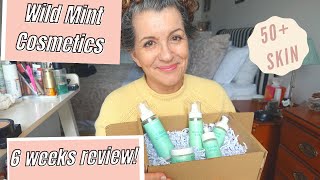 HOW TO GET GLOWING SKIN IN YOUR 50s//I Tried Wild Mint Cosmetics, Honest Review