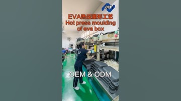 EVA box factory - Tool cases mold hot pressing process.  #toolbox #evacase #toolbag #bagfactory