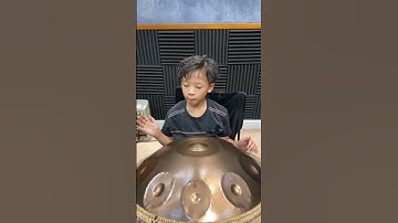 Thần đồng siêu Handpan #hangdrum #intheend #cover #healing