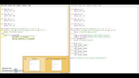 How to make a calculator with python