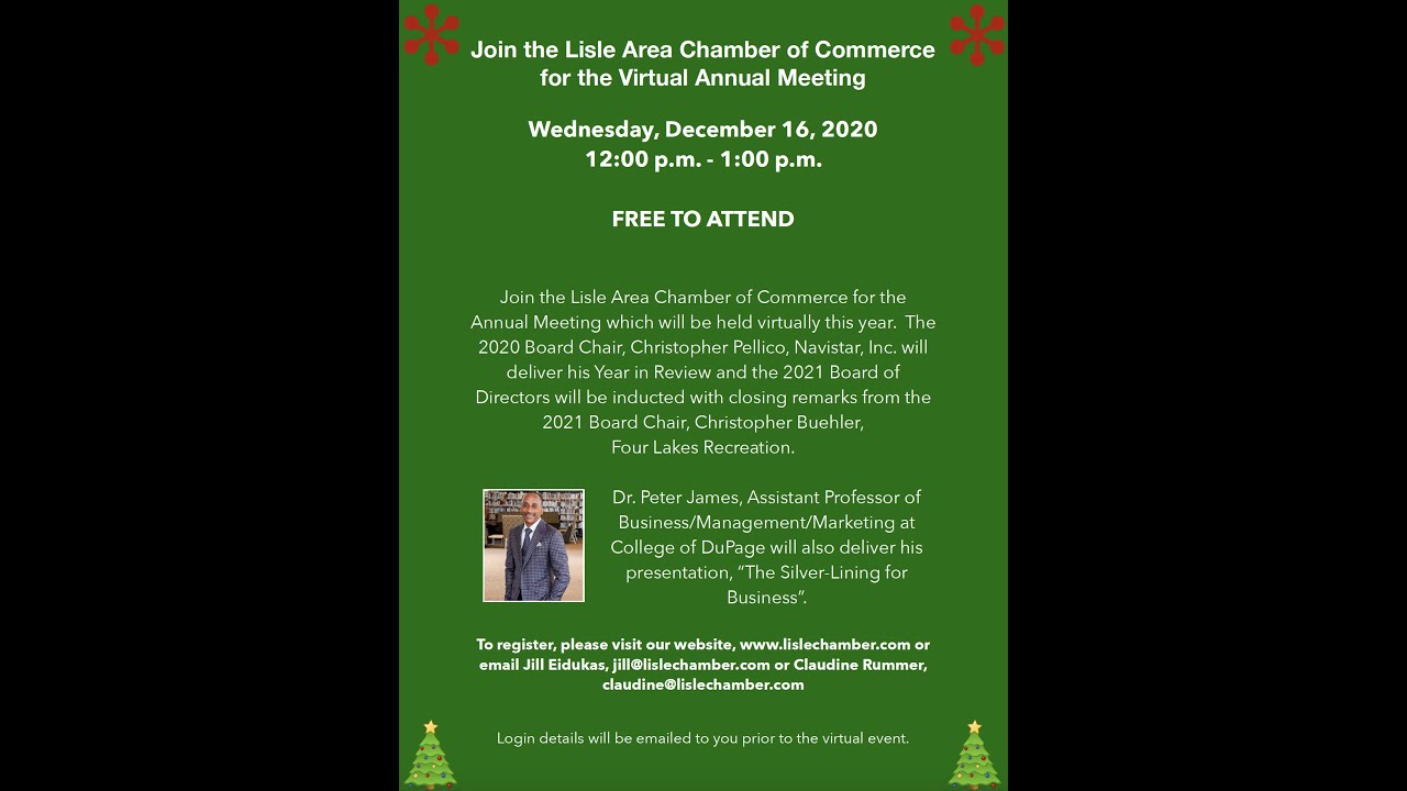 Annual Meeting 2020 Lisle Area Chamber of Commerce YouTube