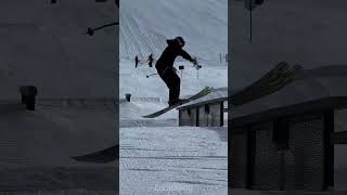 This skiing trick is awesome 🔥🤯 | #shorts