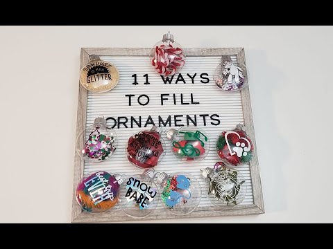 Christmas Ornament Ideas - 11 Things to fill your Christmas