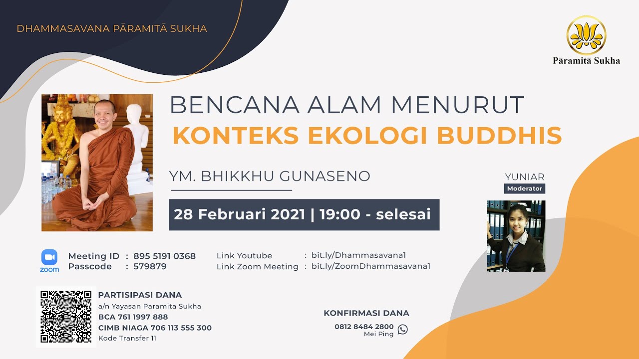 Bencana Alam Menurut Konteks Ekologi Buddhis - Y.M. Bhante Gunaseno
