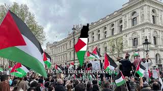 Long Live Palestine, Crush Zionism   Swedish Pro Palestine Song Resimi