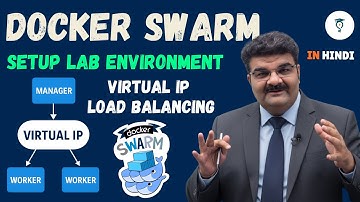 Ep 88/135 | Docker Swarm Lab | Setup Environment for Virtual IP (VIP) Load Balancing | in Hindi
