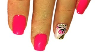 New Nail Art 2017 The Best Nail Art Designs Compilation June 2017 Small flowers from crystals