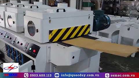 MÁY TẠO VÂN GỖ TỰ NHIÊN HIỆU ỨNG VÂN CỰC ĐẸP !  Máy Cào Cước 4 Trục Khổ 600mm - SMBL 600B4