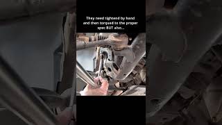 Subframe Bolt Replacement "torque to angle" #shorts