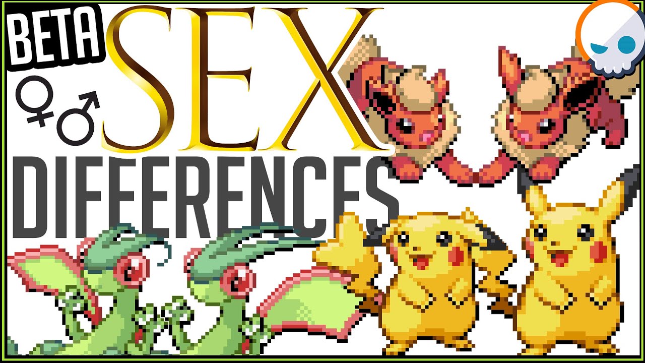 Every CUT Sex Difference in Pokemon Explained! | Gnoggin - YouTube
