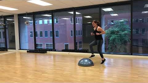 Bosu toe taps / around the world