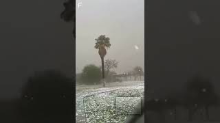 Orange-sized hail hits Sabinas in Coahuila