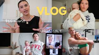 VLOG: big announcement, family in town, talking to missionary