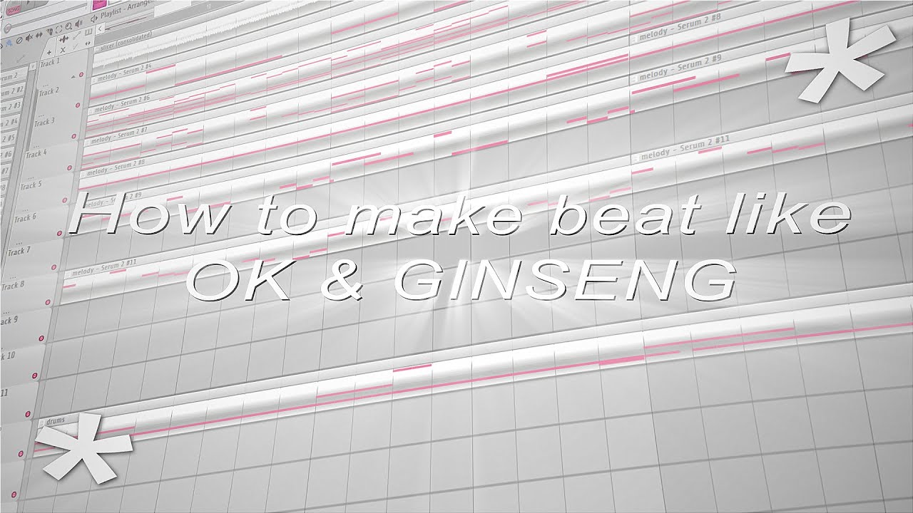How to make OK & GINSENG type beat in less than 3 mins | FL STUDIO TUTORIAL