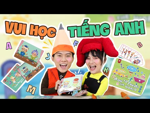 Video KHÁM PHÁ BỘ ĐỒ CHƠI HỌC TIẾNG ANH VUI NHỘN! | Bút Chì... - YouTube