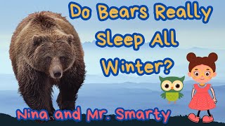 Do Bears Really Sleep All Winter | Nina and Mr. Smarty #education #kidsvideo #english