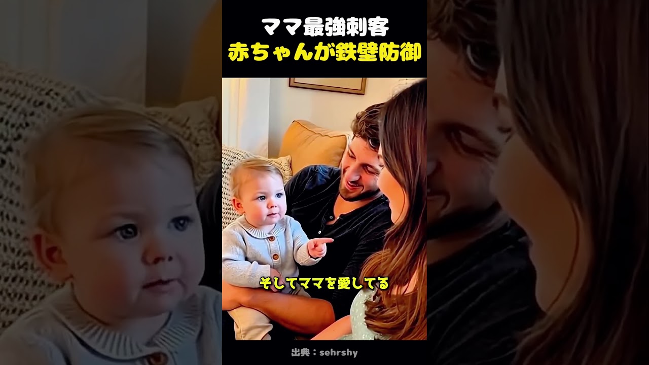 ママ最強刺客、赤ちゃんが鉄壁防御！！
