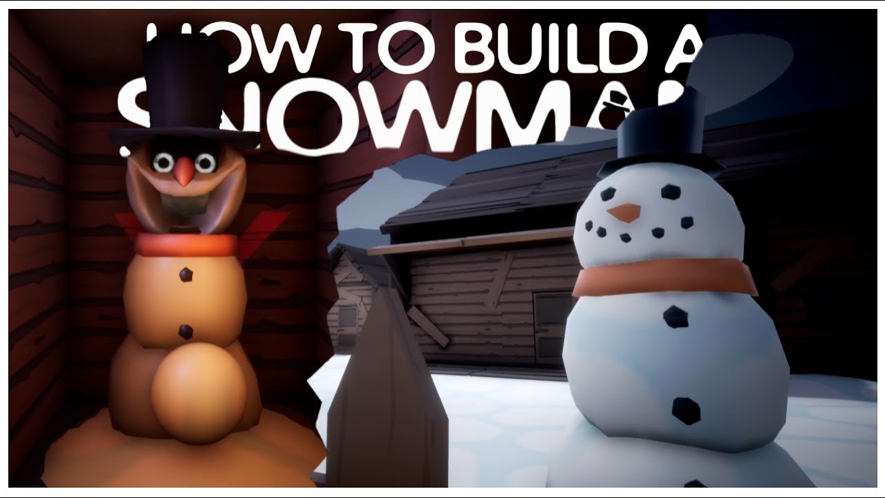 How To Build A Snowman - Indie Horror Game - No Commentary 