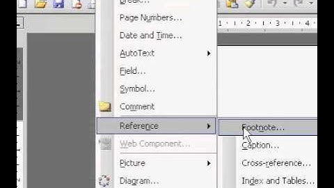 Microsoft Office Word 2003 Restart footnote or endnote numbering from 1