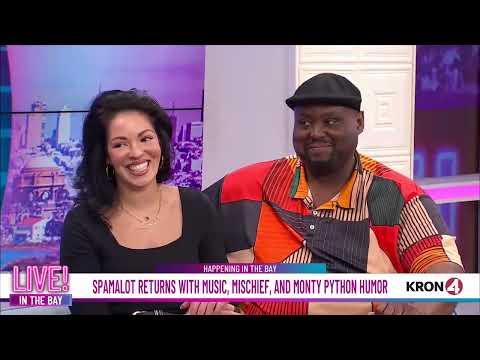 Spamalot | Amanda Robles & Major Attaway | KRON4 interview
