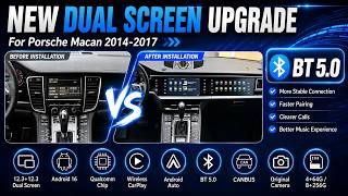 How to Upgrade Your Porsche Macan 2014-2017 with a Dual Screen Display