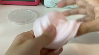 Strawberry marshmallow slime #slime #asmr