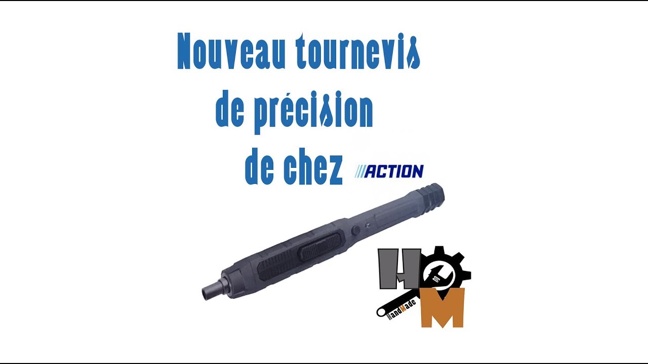 Présentation du tournevis de précision Electrique de chez Action