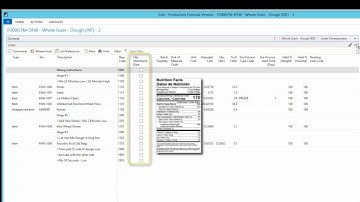ColumbusFood ERP for Bakery - Recipe Management