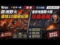 歐洲野火連燒10國破紀錄 普欽地面戰卡關狂轟基輔｜十點不一樣 20260803