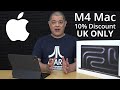 M4 Mac Mac mini cheap deal and all M4 MacBook Pro laptops 10% off Black Friday at KRCS - UK ONLY