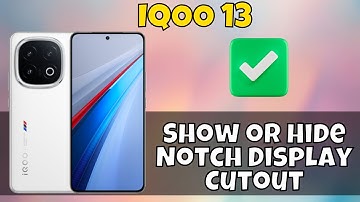 Show or Hide Notch Display Cutout IQOO 13 || How to set notch display settings #iqoo13