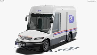Oshkosh NGDV USPS Van 2024 3D model by 3DModels.org